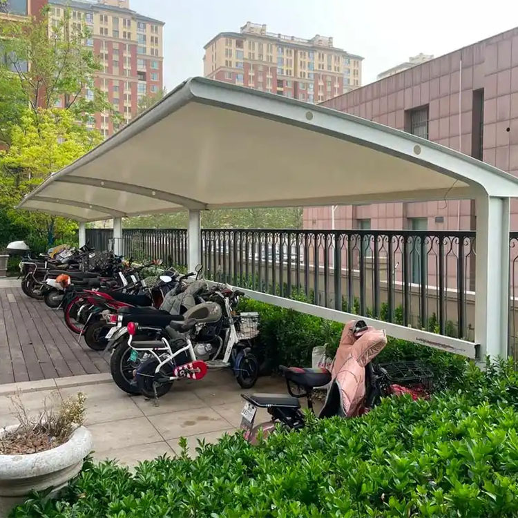 大同膜结构电动车棚